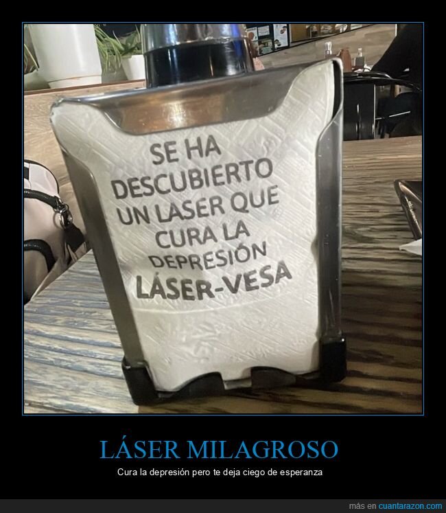 depresi&oacute;n,l&aacute;ser,medicina,pseudociencia,absurdo