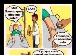 Enlace a El medicamento funcionaba mejor que Dios
