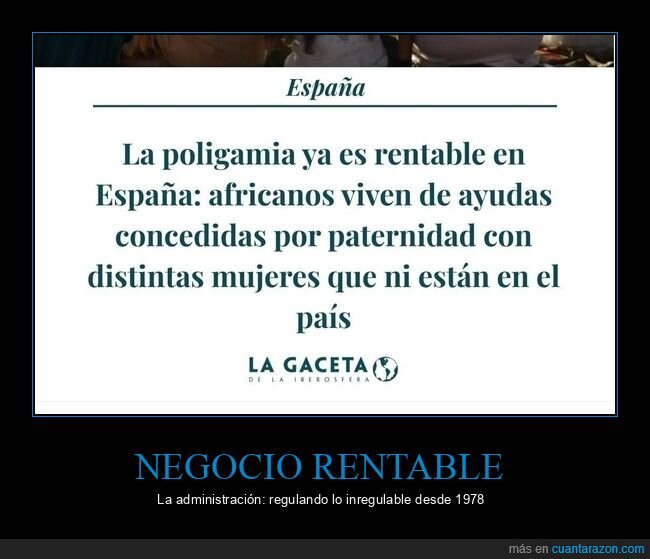 poligamia,ayudas,paternidad,fraude,burocracia