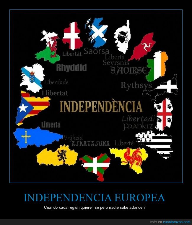 independencia,separatismo,Europa,pol&iacute;tica,fragmentaci&oacute;n