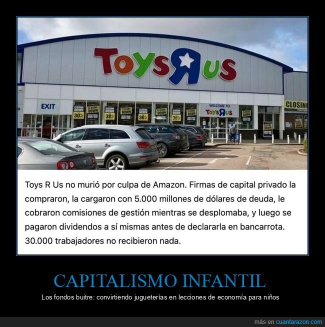 Toys R Us,Private equity,Quiebra,Capitalismo,Nostalgia