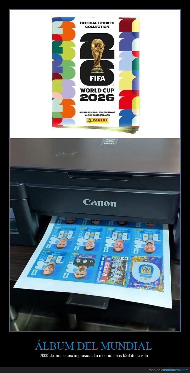 Mundial2026,Panini,estafa,impresora,coleccionismo