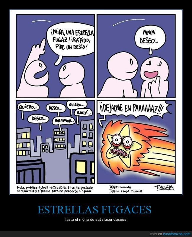 deseos,universo,consecuencias,meteorito,cuidado