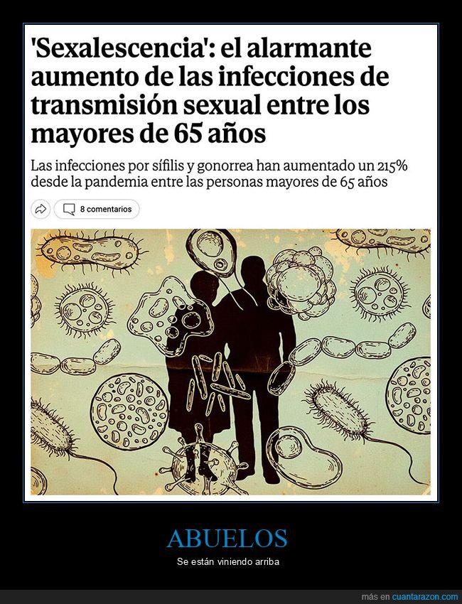 infecciones,ets,abuelos,mayores