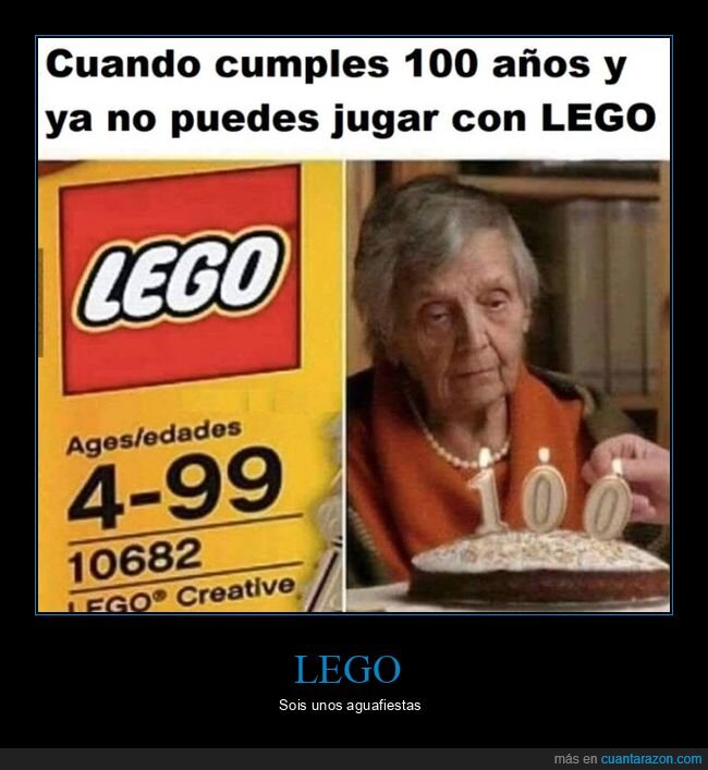 envejecimiento,LEGO,limitaciones,cumplea&ntilde;os,nostalgia