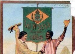 Enlace a Un sello postal para conmemorar la abolición de la esclavitud en Brasil, 1888