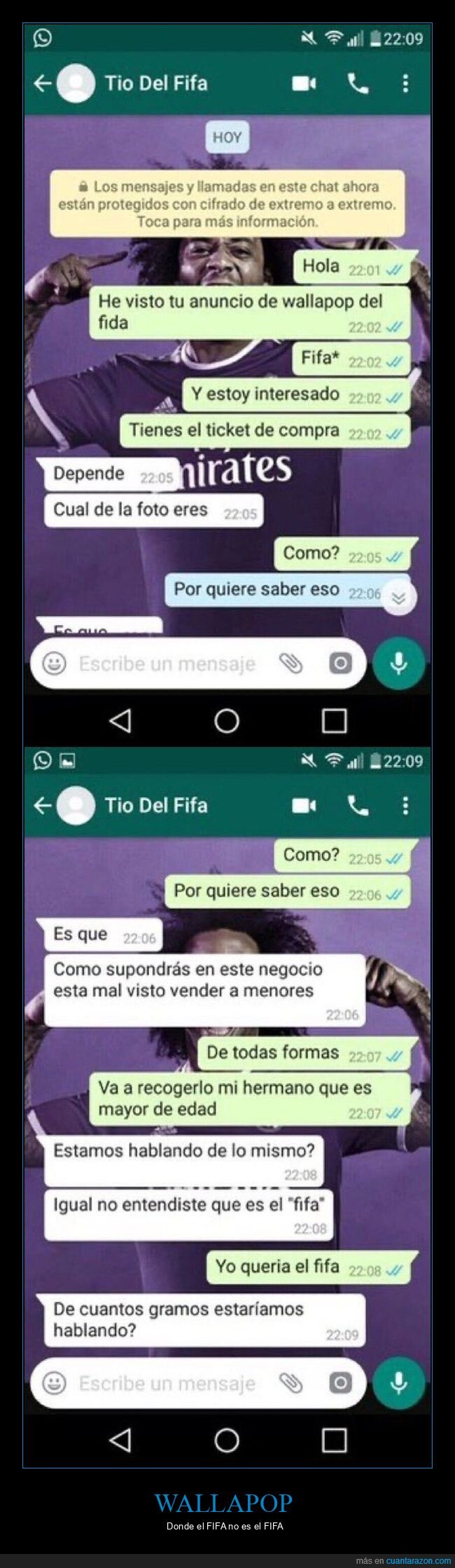 Wallapop,FIFA,hermanos,negocio,surrealista