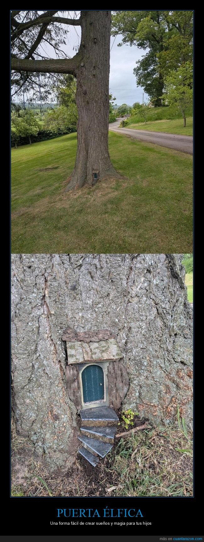 carpinter&iacute;a,puerta,arbol,duendes,elfos,DIY