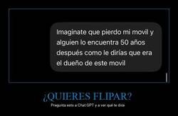 Enlace a Imagínate que pierdo mi móvil y alguien lo encuentra 50 años después ¿cómo le dirías que era el dueño de este móvil?
