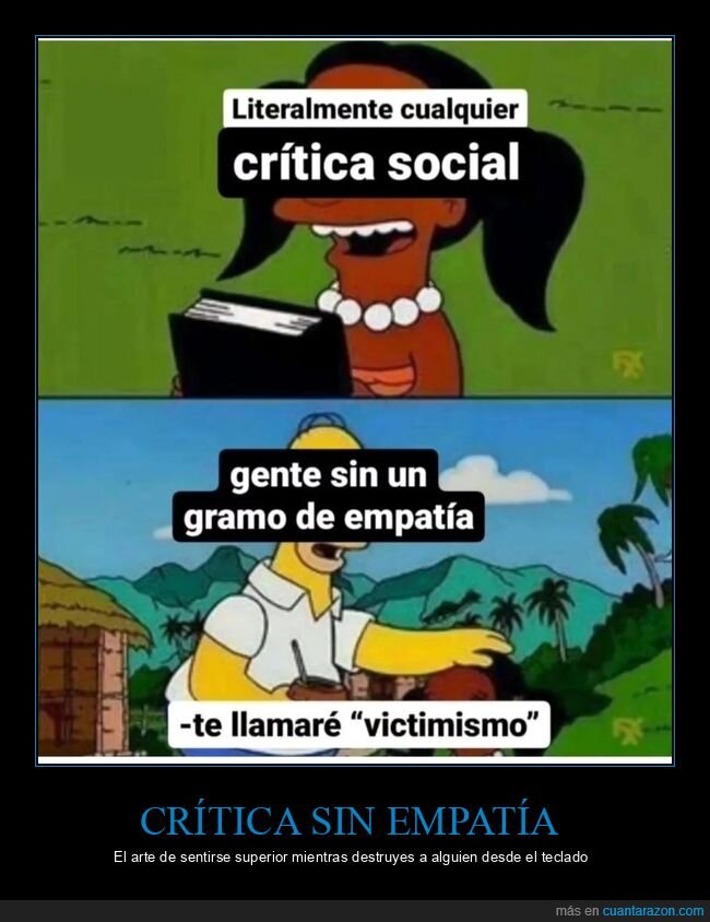 cr&iacute;tica,redes sociales,victimismo,empat&iacute;a,toxicidad