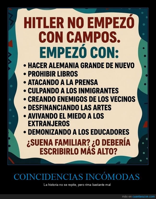 historia,pol&iacute;tica,dictadura,propaganda,advertencia