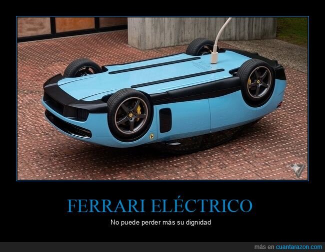 Ferrari,coche el&eacute;ctrico,carga,lujo,fracaso