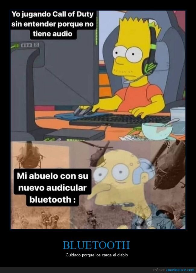 Call of Duty,abuelo,tecnolog&iacute;a,Bluetooth,incompetencia