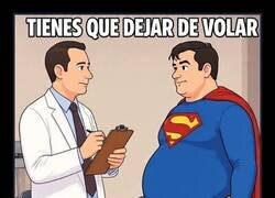 Enlace a Superman necesita dieta
