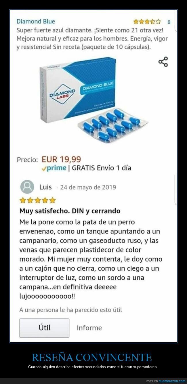 suplementos,rese&ntilde;as,compras,efectos,Amazon