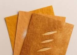 Enlace a Papel de regalo hiper-realista con aspecto de pan