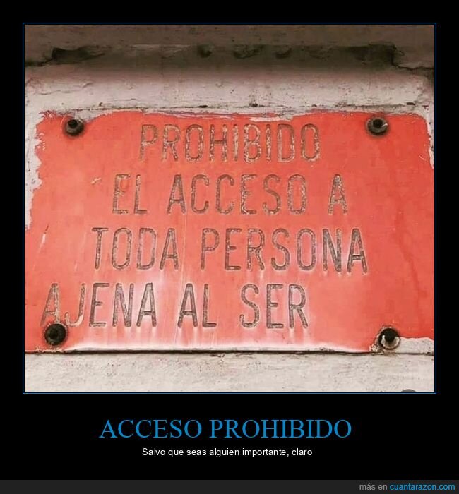 prohibici&oacute;n,acceso,exclusi&oacute;n,inutilidad,se&ntilde;al