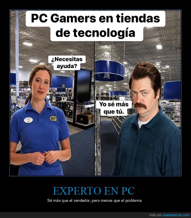 gamers,tiendas,tecnolog&iacute;a,ignorancia,falsa_expertise