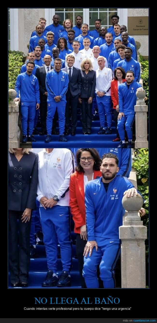 Selecci&oacute;n,Francia,Postura,Oficial,Inc&oacute;modo