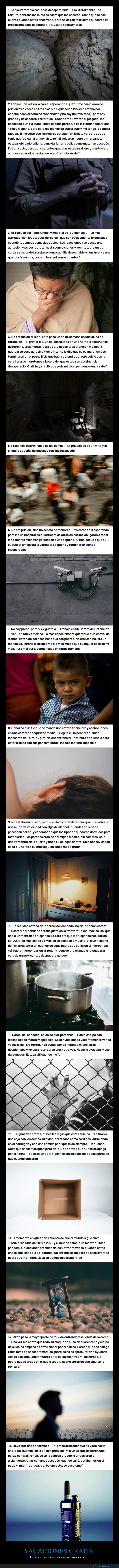 c&aacute;rcel,experiencias,turismo,supervivencia,realidad