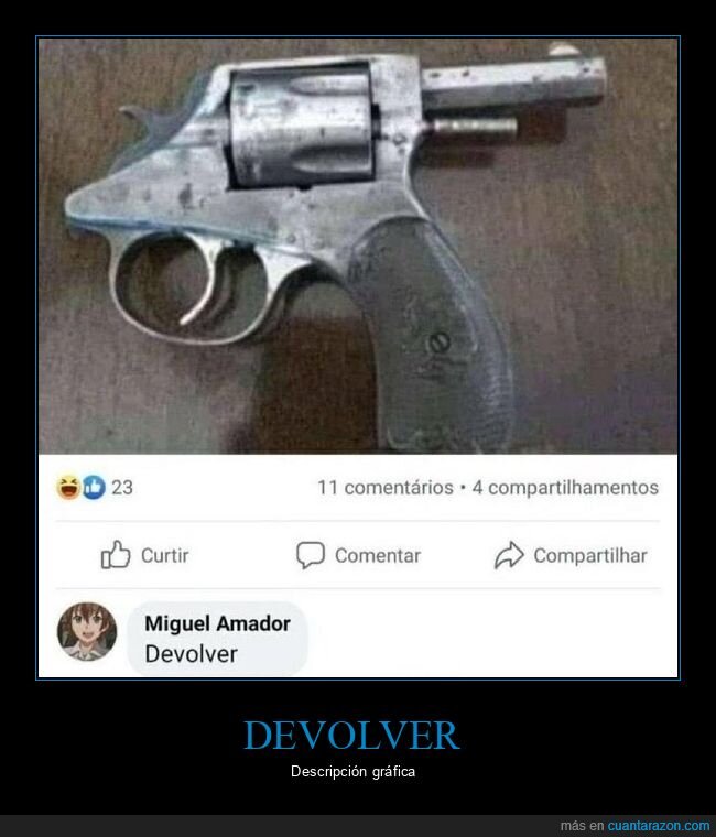rev&oacute;lver,justicia,devoluci&oacute;n,represalia,conflicto