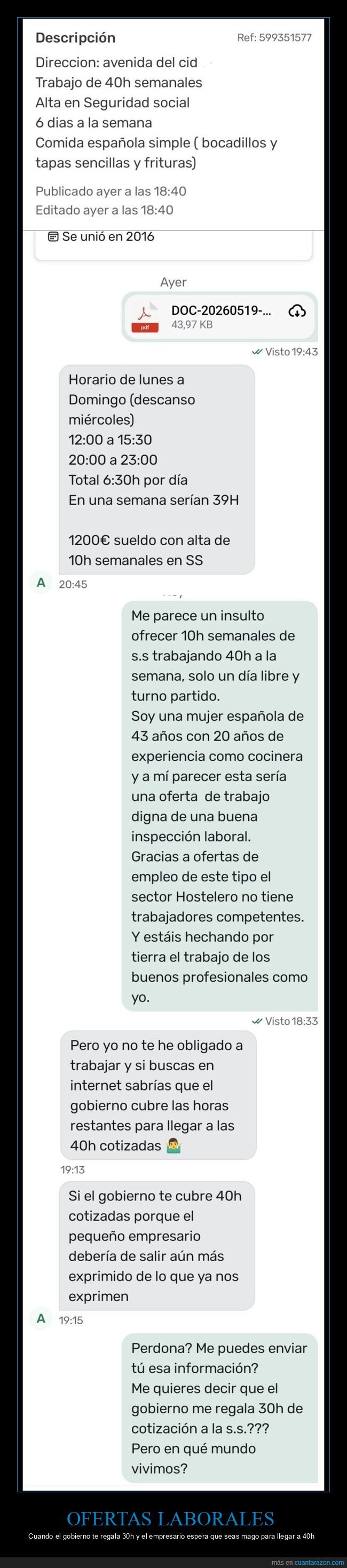 empleo,precariedad,hosteler&iacute;a,derechos,realidad