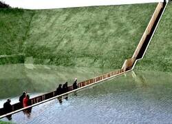 Enlace a El Puente de Moisés en los Países Bajos fue inaugurado en 2010