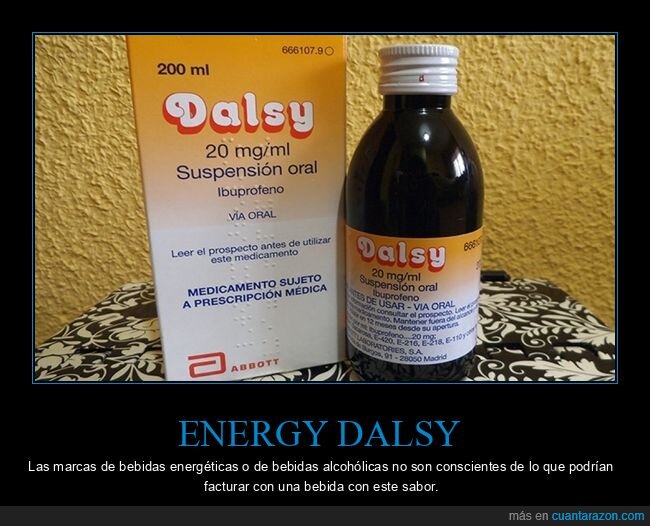 Dalsy,medicamento,bebida,fracaso,humor