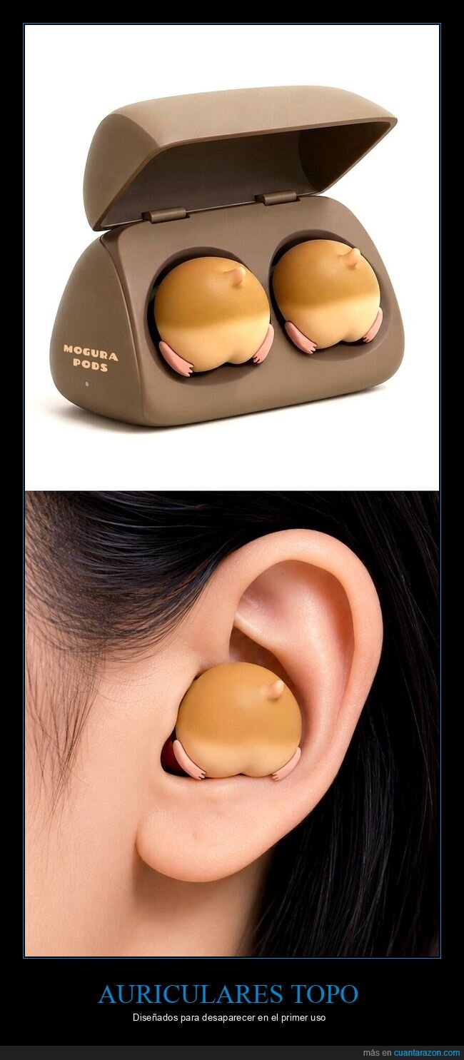 Topo,Auriculares,Dise&ntilde;o,Absurdo,Tecnolog&iacute;a