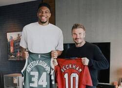 Enlace a Beckham y Antetokounmpo