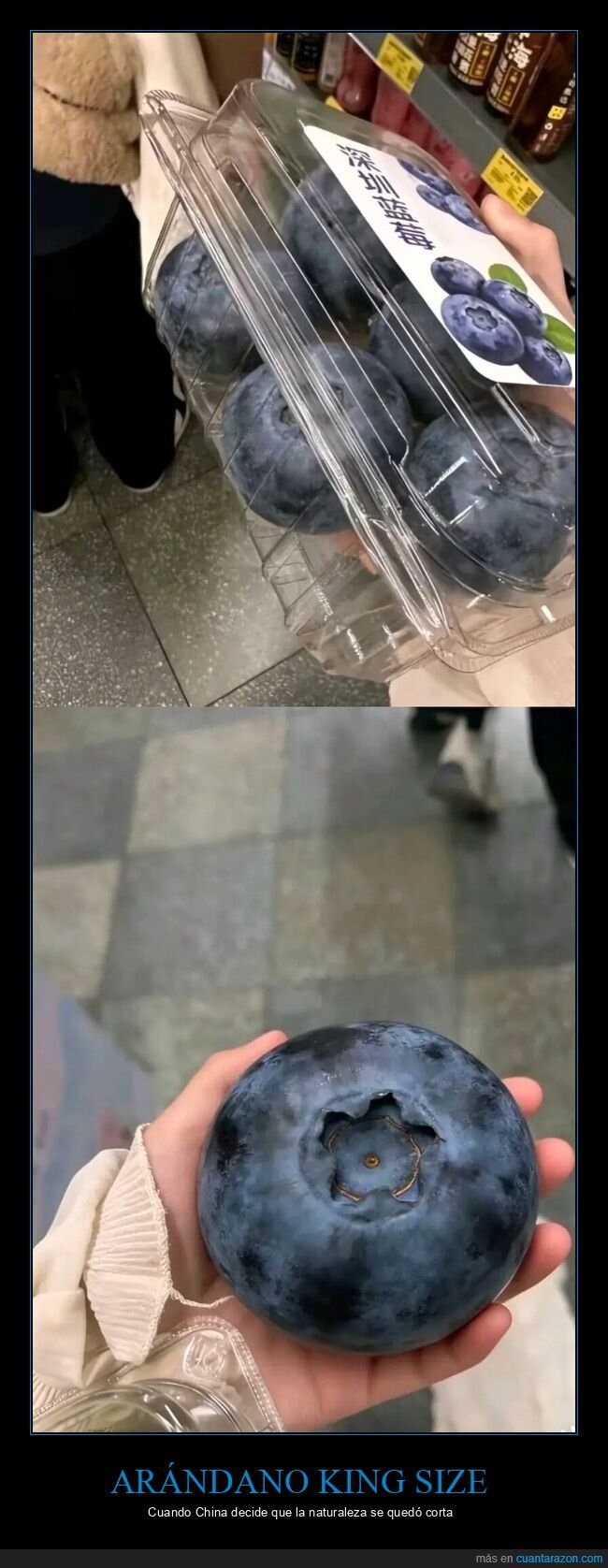 ar&aacute;ndano,China,tama&ntilde;o,supermercado,absurdo