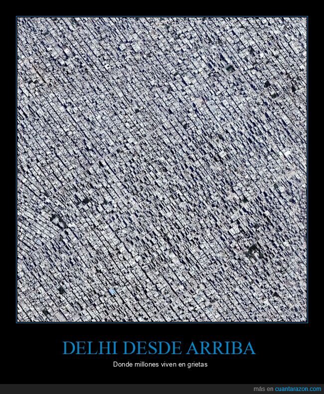 Delhi,urbanizaci&oacute;n,caos,perspectiva,densidad