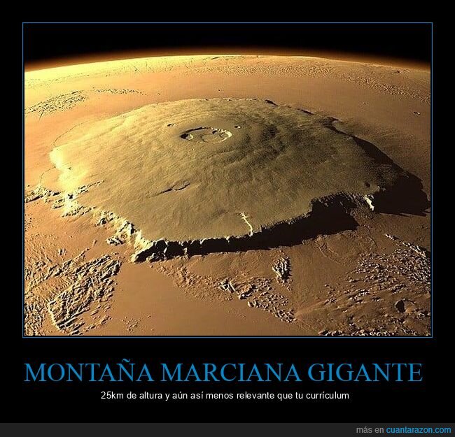 Marte,Olympus Mons,Espacio,Monta&ntilde;a,Derrota