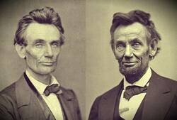 Enlace a Abraham Lincoln antes y después de la Guerra Civil