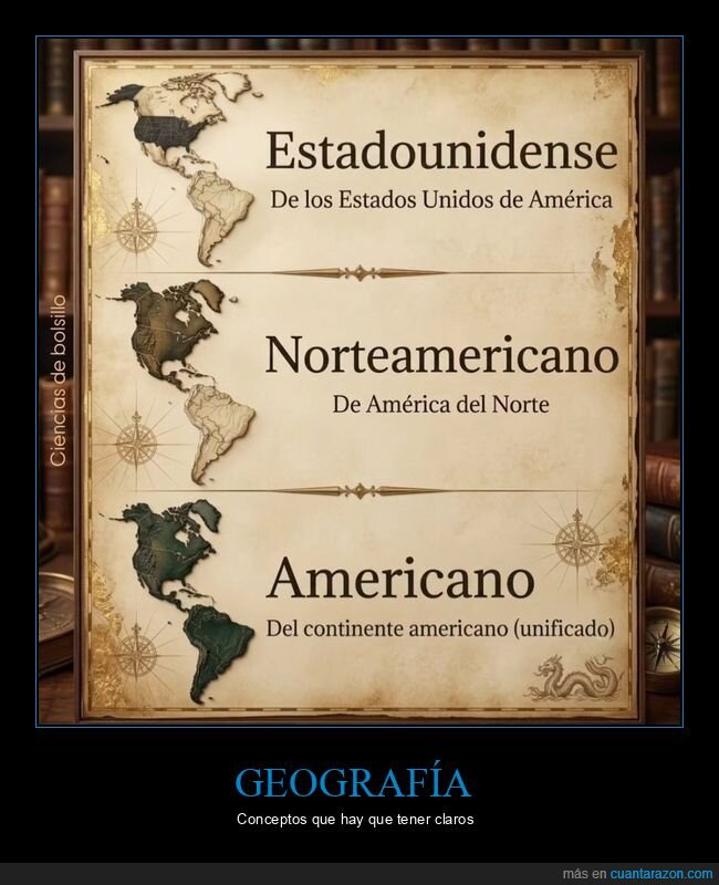 geograf&iacute;a,nomenclatura,Am&eacute;rica,sem&aacute;ntica,pedanter&iacute;a