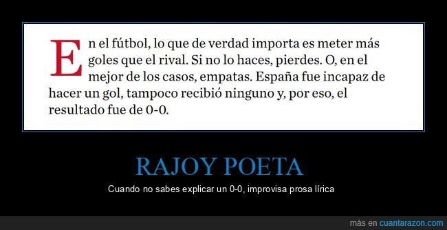 Rajoy,f&uacute;tbol,Espa&ntilde;a,an&aacute;lisis,fracaso