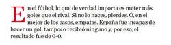 Enlace a Mariano Rajoy no escribe crónicas, Mariano Rajoy hace poesía El comienzo del análisis del partido España-Cabo Verde es sublime