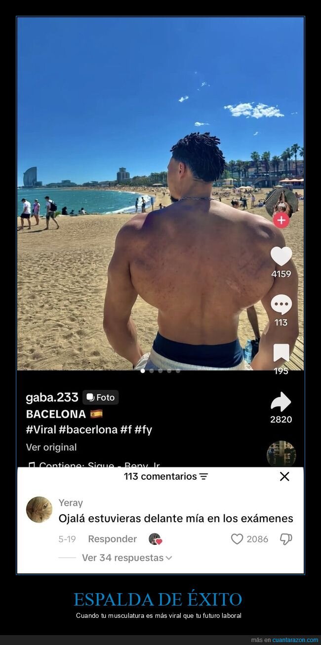 playa,viralidad,Barcelona,redes sociales,realidad