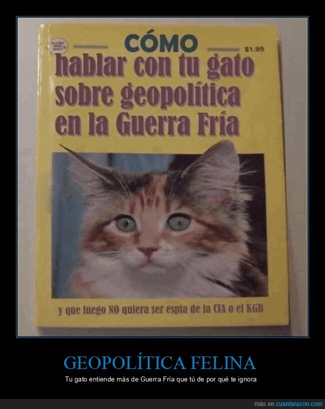 gatos,geopol&iacute;tica,absurdo,libros,Guerra Fr&iacute;a