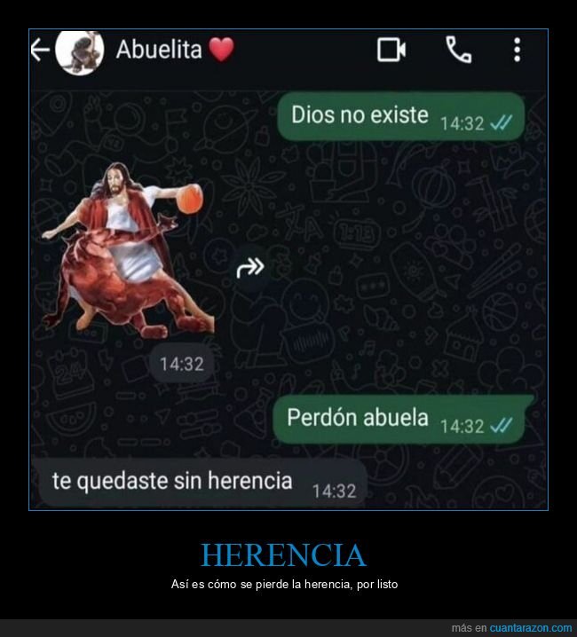 abuela,conversaci&oacute;n,religi&oacute;n,herencia,desparpajo