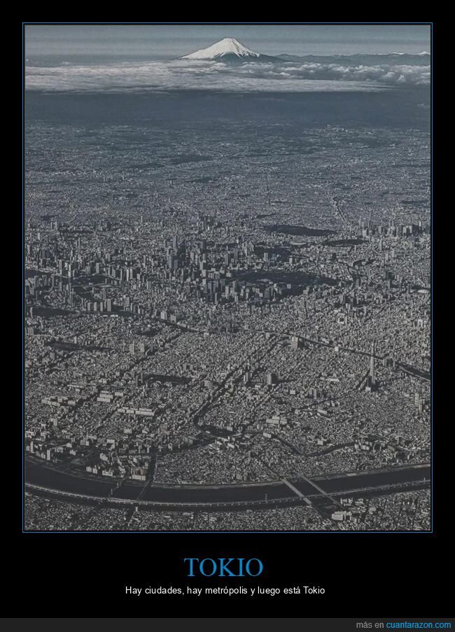 Tokio,megal&oacute;polis,perspectiva,escala,abrumador