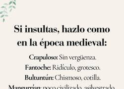 Enlace a Cuando dominas el arte del insulto anacrónico
