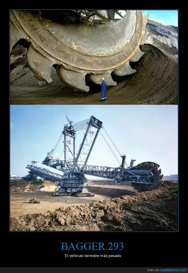 excavadora,peso,m&aacute;quina,imposible,gigante,Bagger 293