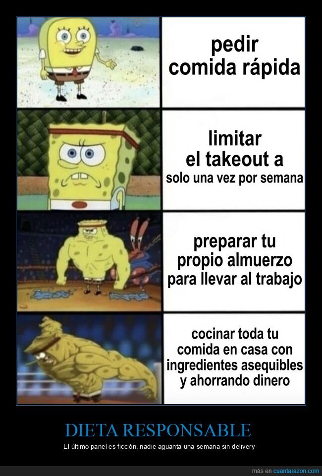 comida,presupuesto,realidad,sacrificio,delivery