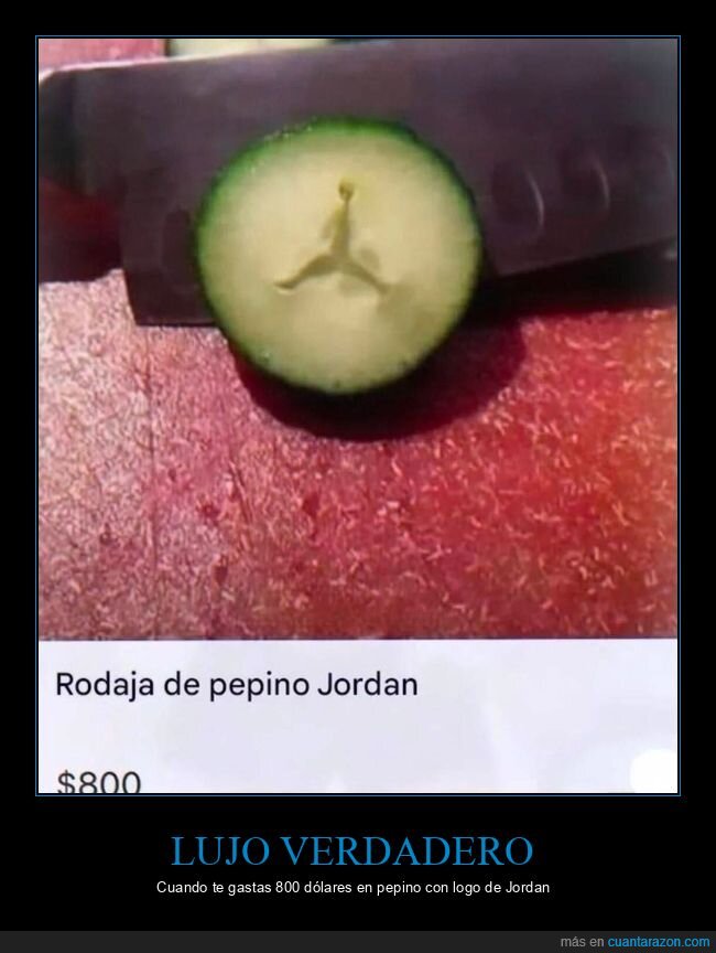 pepino,lujo,absurdo,precio,despilfarro