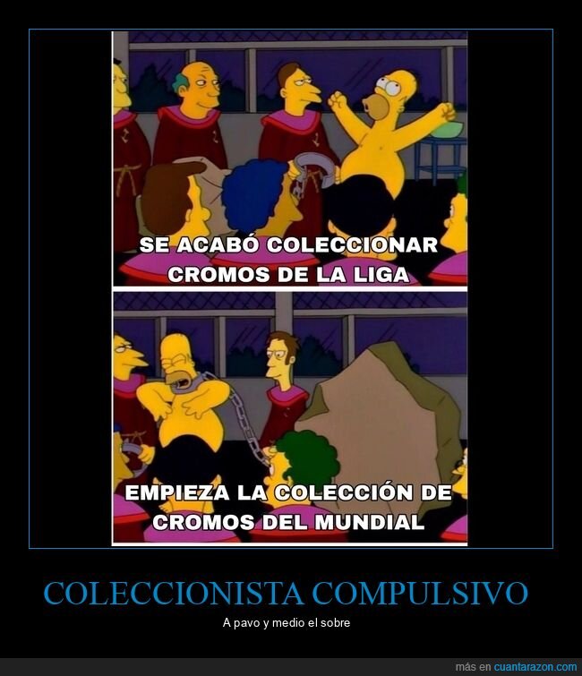 colecci&oacute;n,cromos,obsesi&oacute;n,consumismo,adici&oacute;n