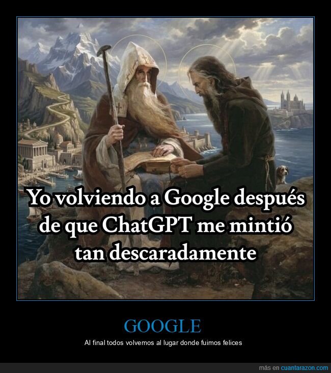 Google,ChatGPT,Tecnolog&iacute;a,Obsolescencia,Arrepentimiento