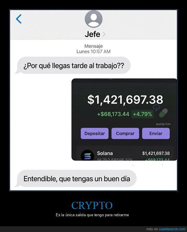 criptomonedas,jefe,trabajo,prioridades,dinero