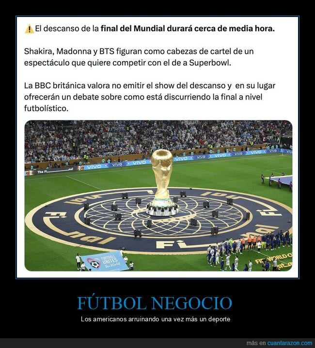 Mundial,descanso,espect&aacute;culo,f&uacute;tbol,entretenimiento