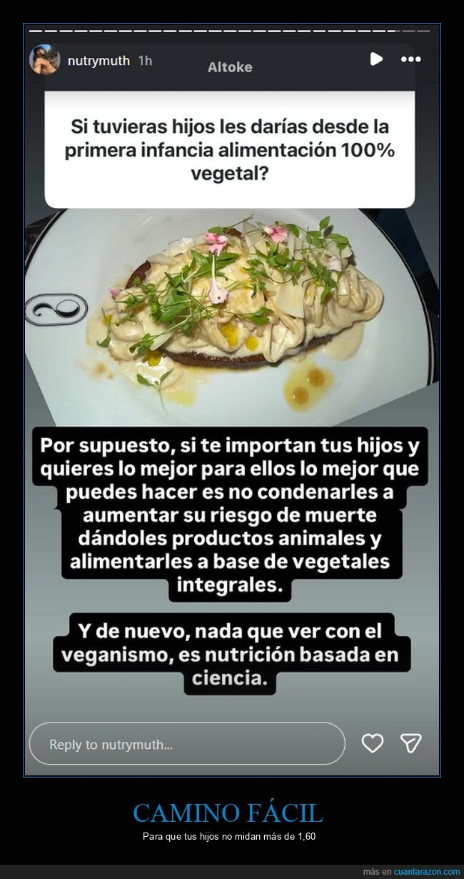 nutrici&oacute;n,paternidad,veganismo,crecimiento,salud